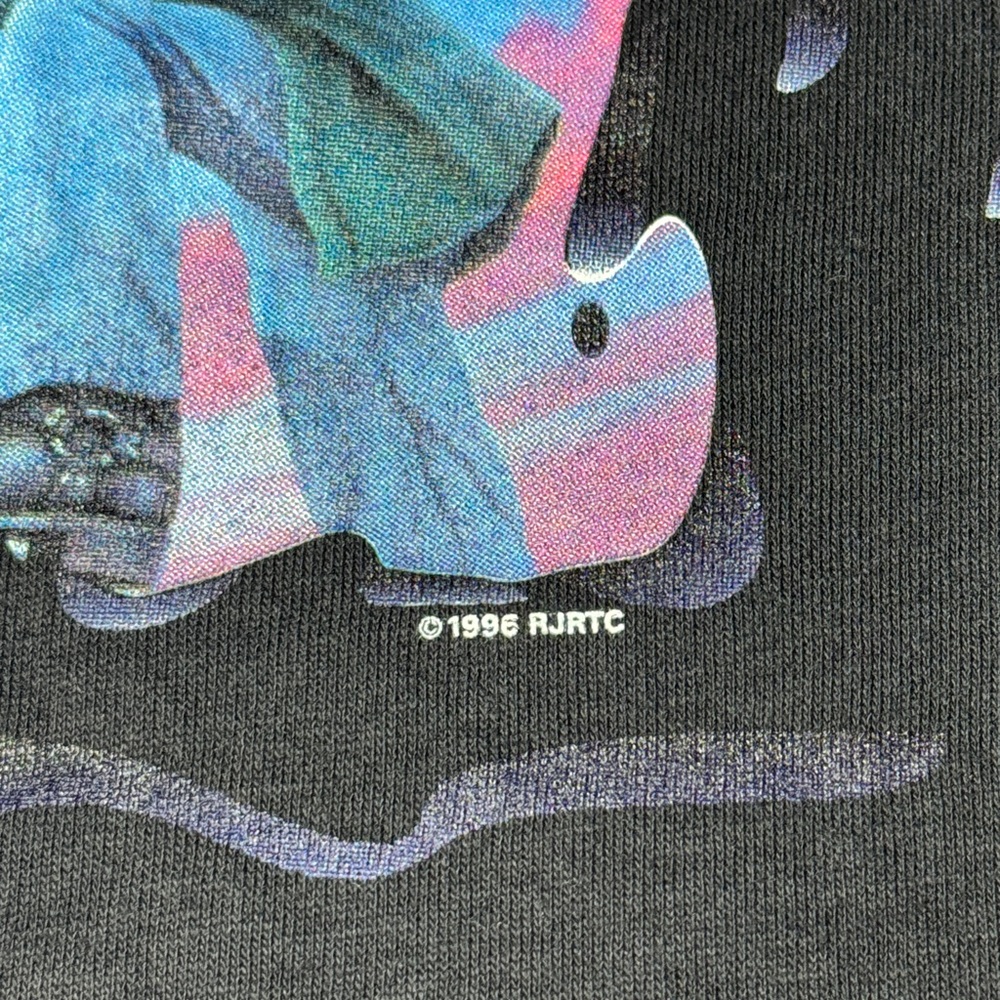 Vintage 90s Camel Cigarettes Camel Joe Promo RARE Black XL T Shirt 23x30 - Picture 3 of 8